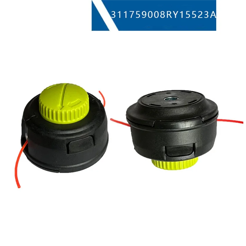 313318001 Trimmer Head Kit Replacement For Ryobi String Trimmer P2009 RY15523A RY15523AVNMABKW Vue As Shown