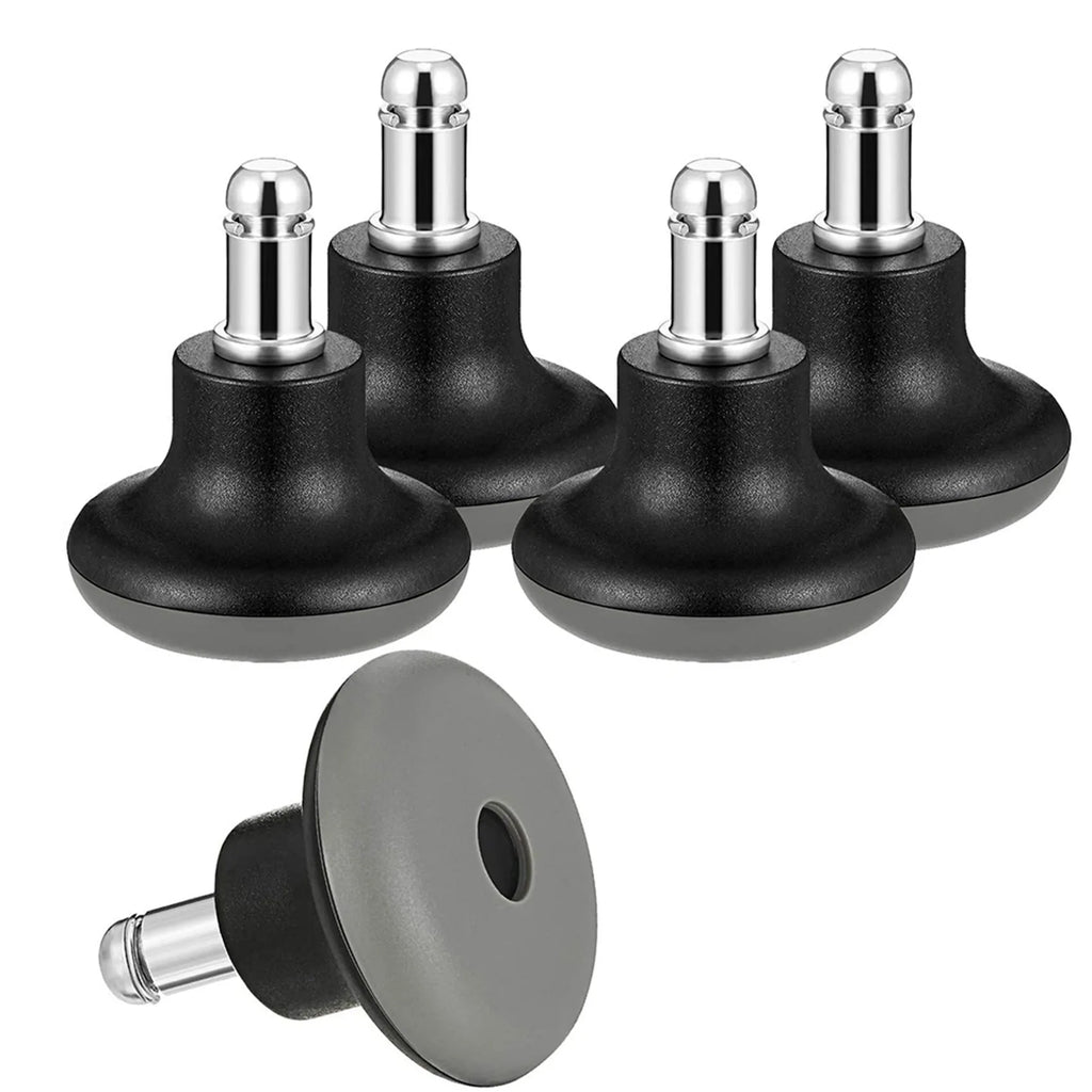 ABKW-10Pcs Bell Glides Replacement Office Chair Wheels Stopper Office Chair Swivel Caster Wheels, 2 Inch Stool Bell Glides Vue