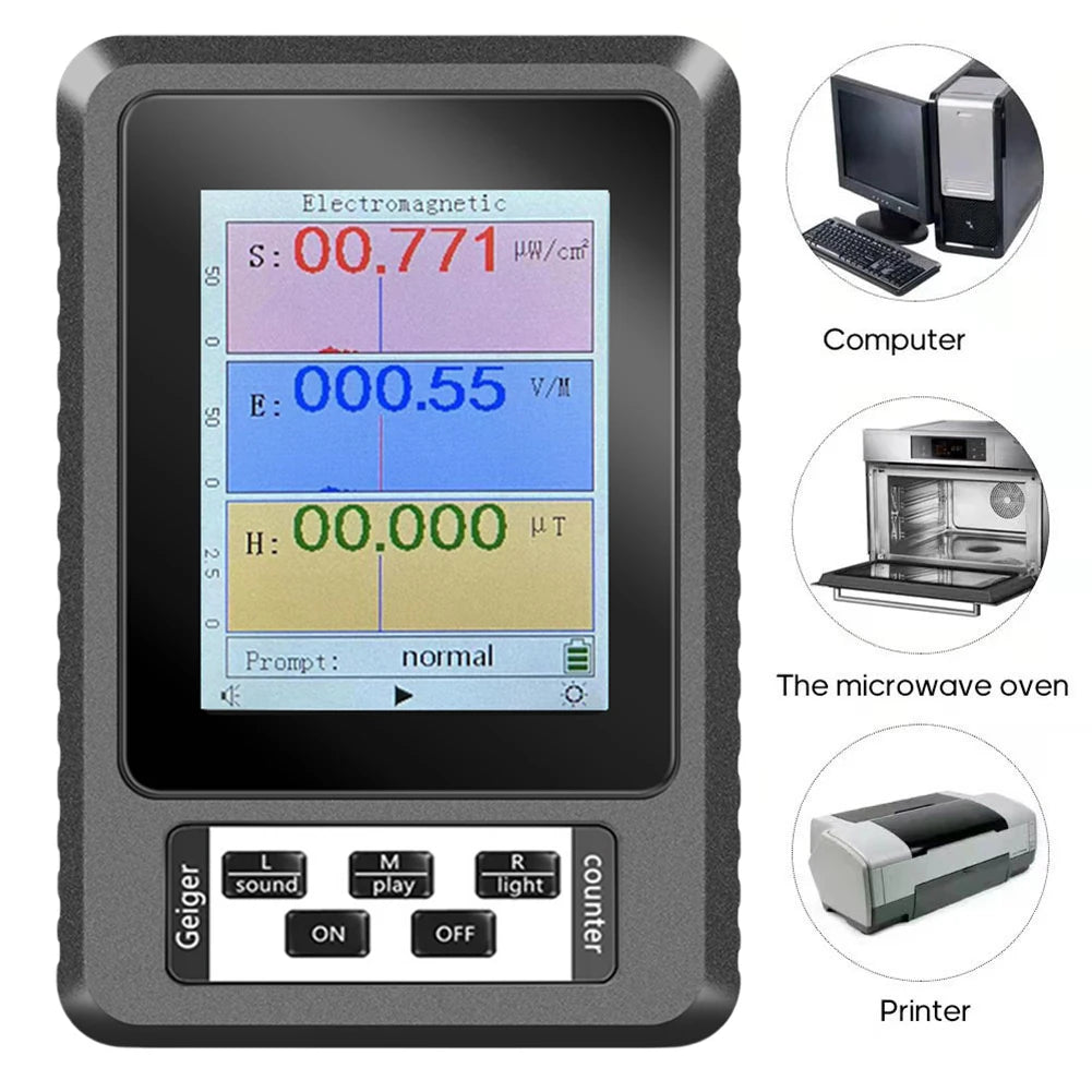 ATUOTIN EMF Meter – Portable Electromagnetic Field Detector EMF Meter Vue