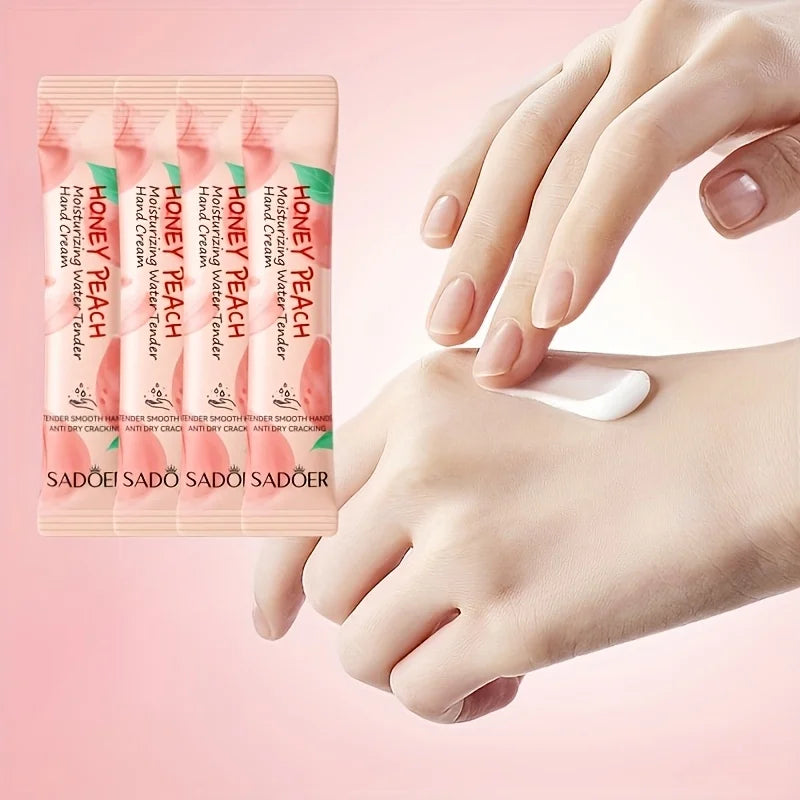 Honey Peach Moisturizing and Hydrating Hand Cream, Portable Moisturizing Stick, Hand Cream, Face Cream, Body Cream, Suitable as Souvenirs and Gifts Vue