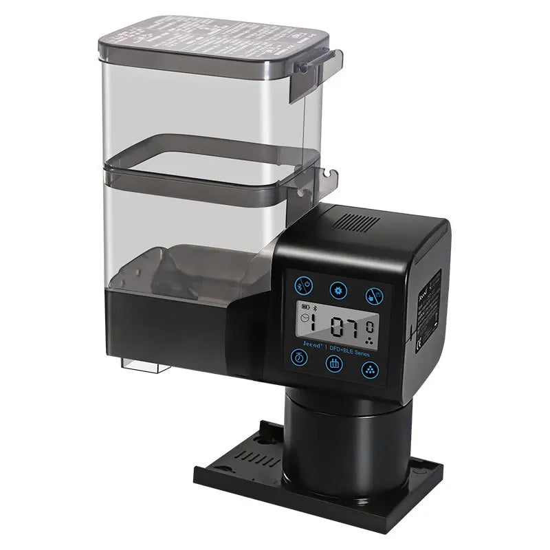 Smart Timing Automatic Fish Feeder for Ornamental Fish Turtles 1000ml Large Capacity Feeder Fish Tank and Aquarium Timer Feeding Vue
