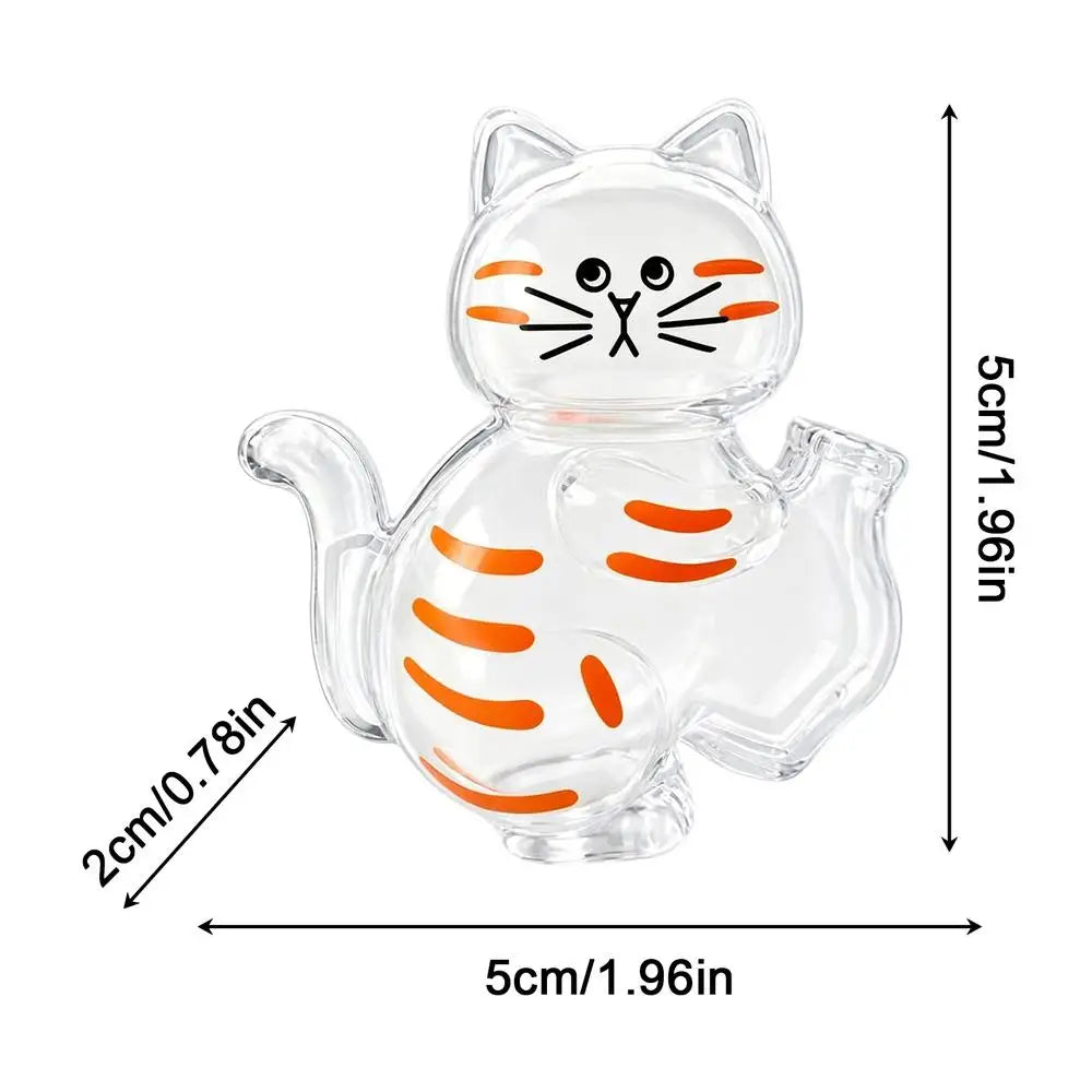 Transparent Magnetic Cat Hair Collector Case Pet Memorial Case Holder for School Dorm Commuting Apartment Friends Teens Vue C