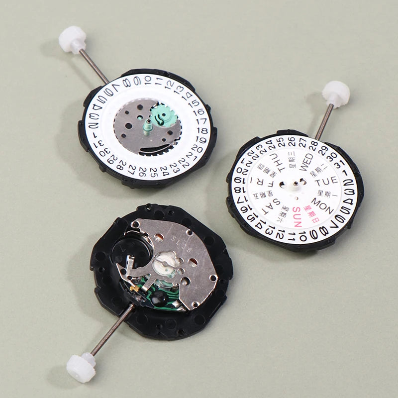China Sunon SL28 SL28-6 Quartz Movement Three Hands Calendar Date Replacement Cheap Alternative To 2115-20z Movement Vue