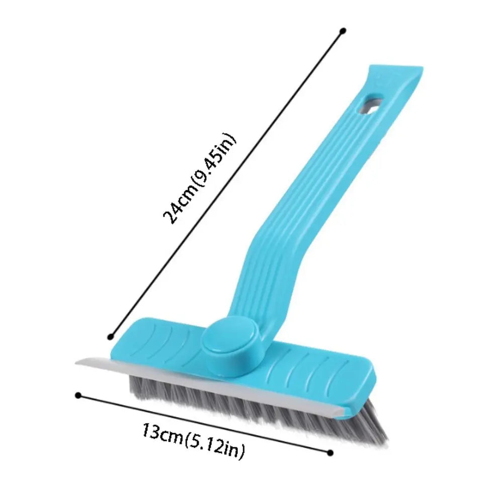 Hard Bristle Brush Rotary Multi-functional Set With Clip Scraper 360° Rotating Multi-Purpose Tile Cleaning Brush One Swipe Clean Vue