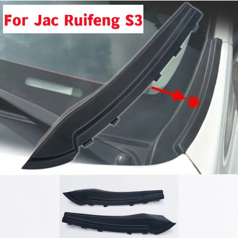 2Pcs Car Front Windshield Wiper Cover Decorative Cover For Jac Ruifeng S3 5206540U2220/5206550U2220 Vue