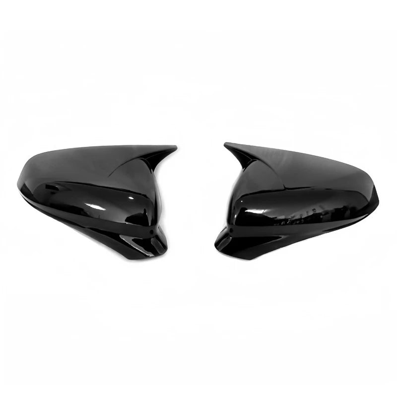 2pcs Car Mirror Cover Side Door Mirror Cover Trim For Seat Leon MK4 Cupra 2020-2024 Vue Glossy Black
