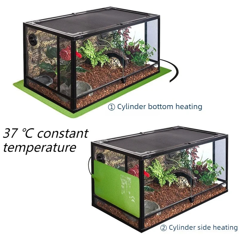 Pet Waterproof Amphibians Thermal Mat Reptile Terrarium Thermostatic Heating Pad Hamster Reptile Thermostat Small Animal Heater Vue