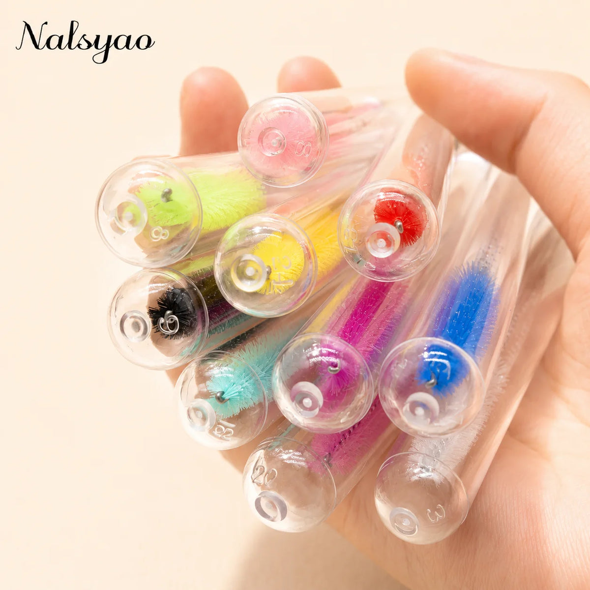 For Eyelash Extension Disposable Mascara Wands Eyebrow Brush Applicator EyeLash Brushes 50pcs Reusable Eyelashes Brush Tube Vue
