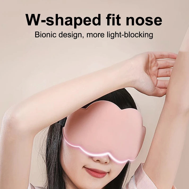 3D Sleeping Mask Memory Foam Block Out Light Eye Shade Blindfold For Tiredness Relief Night Sleeping Aid Face Mask Eyepatch Vue