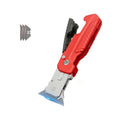 Utility Spatula Manual Utility Knife Safety Lock Folding Gluing Knife Rotary Cutter Head Dual Purpose Sewing Glue Removal Tool Vue 3 Blades knife