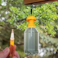 20Pcs Fruit Fly Traps with Fly Attractant Liquid Plastic Fruit Fly Killer Reusable for Courtyard Terrace Patio Control Vue China Mainland