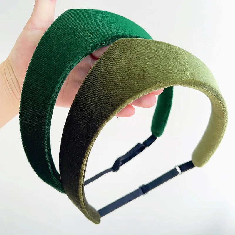 Retro Velvet Women Headband Smooth European and American Hairpin Headband Hair Hoop Lady Headwear Styling accessories Vue