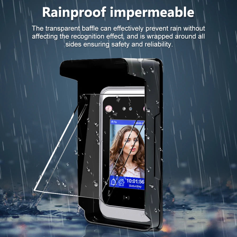 Rainproof Cover for Access Control Keypad Waterproof Case Rain Protection Protector Doorbell Card Reader Sunshade Sun Shell Vue