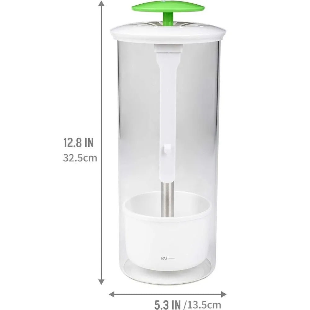 Transparent Longer Fresh Herb Keeper Dust-proof Water Plantin Herb Saver Anti-pressure Environmental Vue