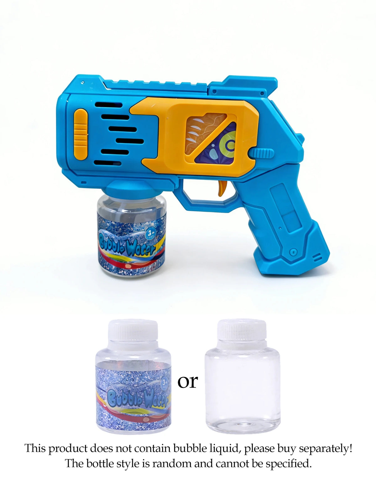 Bubble Gun Toys, Colorful Body Bubble Machine for Kids Outdoor Summer Gift (Not Included Battery, Not Contain Bubble Liquid) Vue 333-20blue