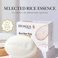White Rice Raw Pulp Cleansing Soap Facial Foaming Cleanser Moisturizing Oil Control Body Bath Handmade Soap Vue Default Title