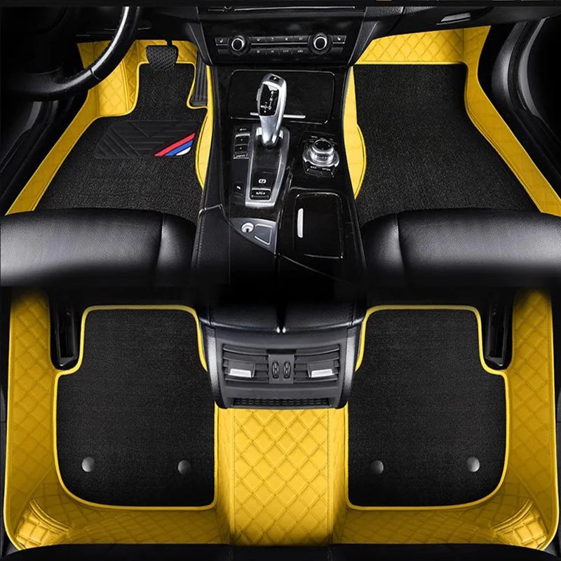 Custom PU Leather Floor Mats for Ford Taurus 2015–2023 Custom Car Floor Mats Vue