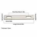 Bus Bars Connector Red Copper Nickel Plate Pitch Row 35 34 45 50 56