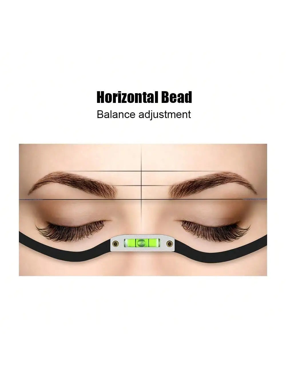 Semi-Permanent Eyebrow Positioning Metal String Mark Ruler Vue