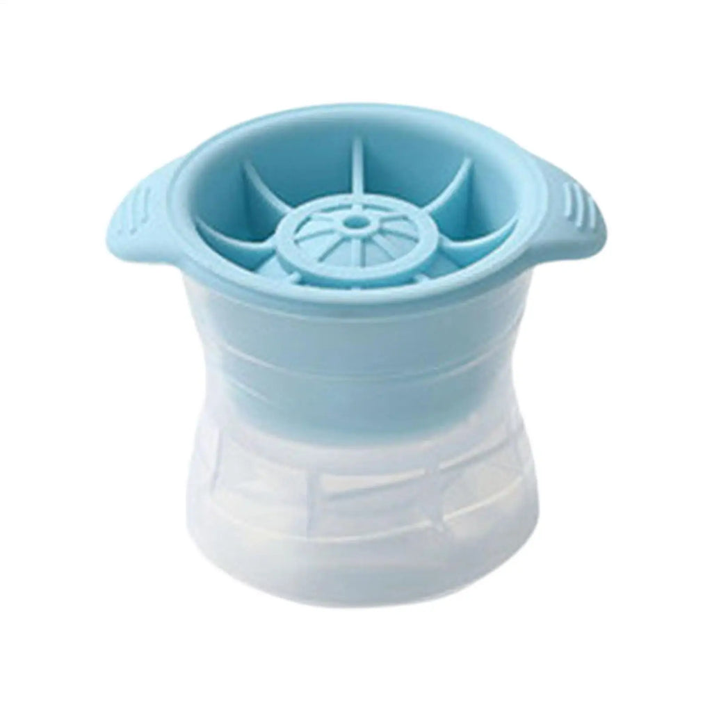 11X8X7.8cm Large Round Ice Ball Mold Easy Release Reusable Sphere Ice Maker For Whiskey Bourbon Coffee Milk Water Home Bar Vue