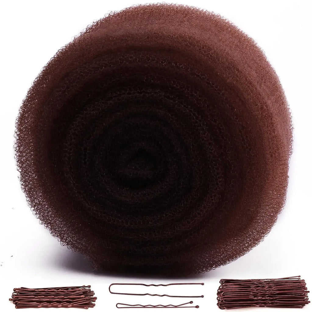 Incremental Hair Volume Sponge Invisible Volume Enhancer Hair Styling Sponge with U Shape Hair Clip Soft Foam Padding Tool Vue darkcoffee