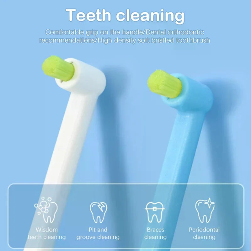 Orthodontic Interdental Brush Soft Teeth Cleaning Toothbrush Oral Care Tool Small Head Soft Hair Adult Oral Hygiene Care Tools Vue