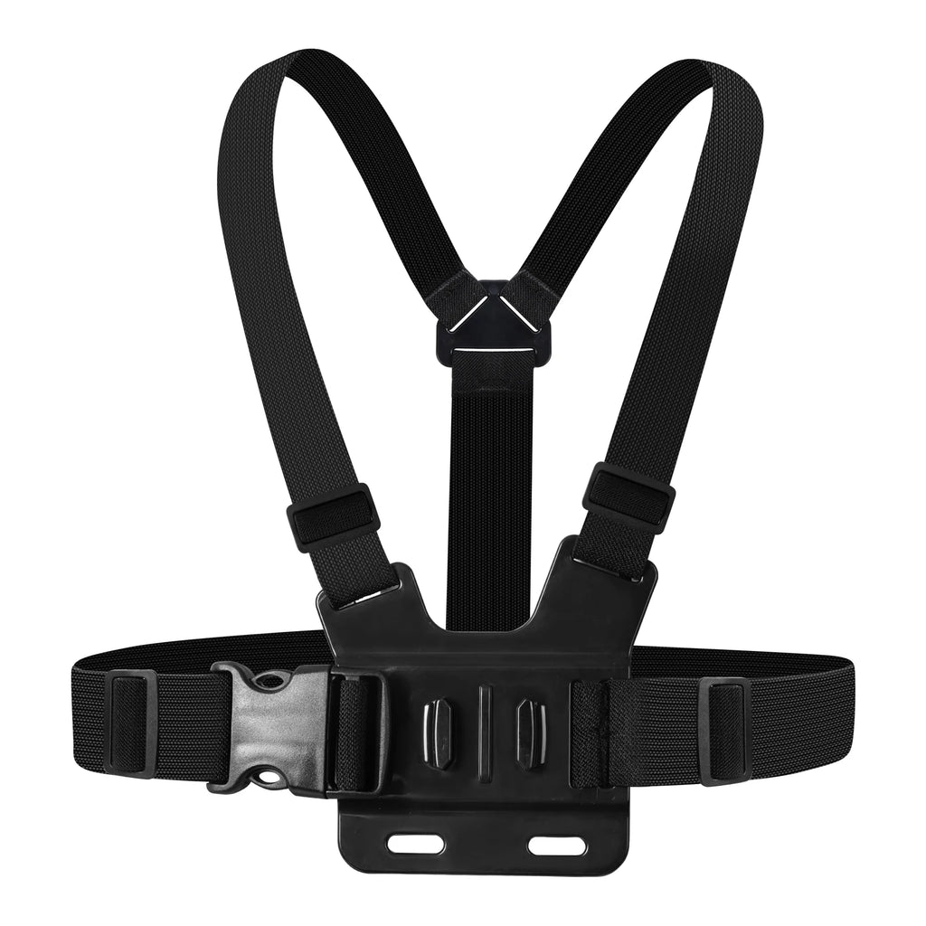 Chest Strap Mount Belt for Gopro Hero 12 11 10 9 8 7 5 4 Xiaomi Yi 4K Action Camera Chest Mount Harness for Go Pro Sport Cam Fix Vue black color