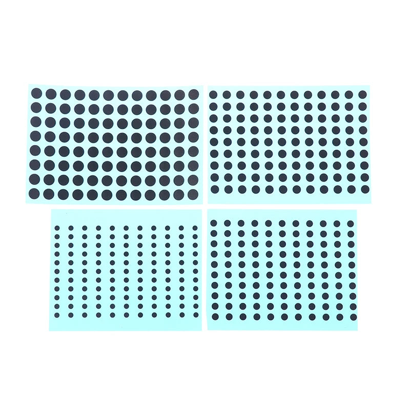3/4/5/6 MM 4 Sizes Black Conductive Rubber Pads IR Remote Control Keypad Repair Kit Vue
