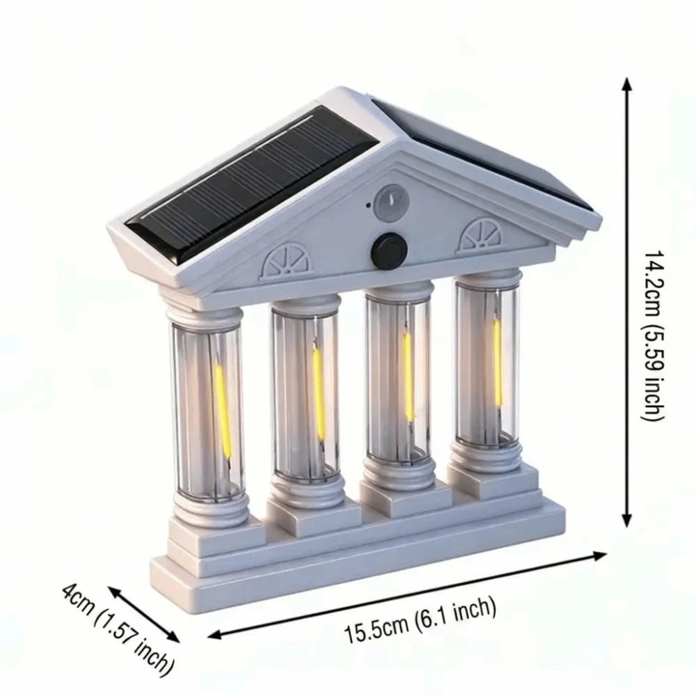 High Bright Solar Wall Lamp Steady Bright Illumination Waterproof Performance Waterproof Outdoor Light Energy-Saving Vue