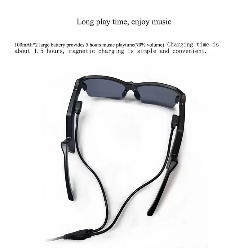 Intelligent AI Glasses Directional Audio Glasses TWS Outdoor Sunglasses Outdoor Sunglasses Outdoor Sunglasses Cycling Vue