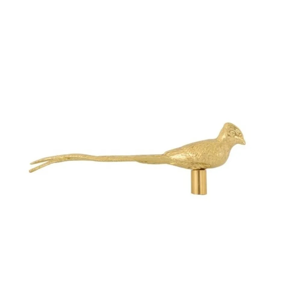 Retro Longtail Bird Brass Handle Vintage Furniture Hardware Cabinet Door Knobs Push-pull Gold Wardrobe Drawer Pulls Furniture Vue