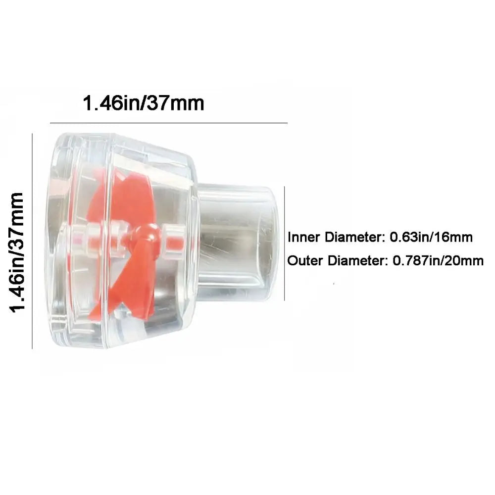 Plastic Rotary Pump Head Transparent Side Filter Compatible Auto-Rotating Fan Kit Filter Modification Rotary Type Vue
