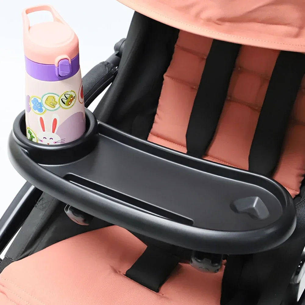 vvocci Baby Supplies Stroller Tray Armrest Dish Stroller Dinner Table TrayHolder Plate Accessories for Toddler Infant Cup Holder Vue