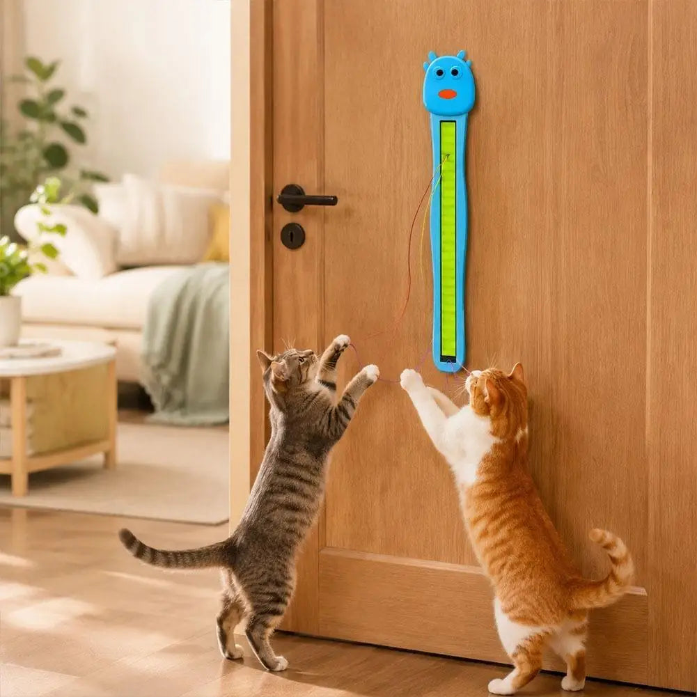 USB Charging Pet Toys Funny Flying Cat Funny Artifact Wall-mounted Automatic Cat Funny Toy Automatic Rope Twirling Convenient Vue