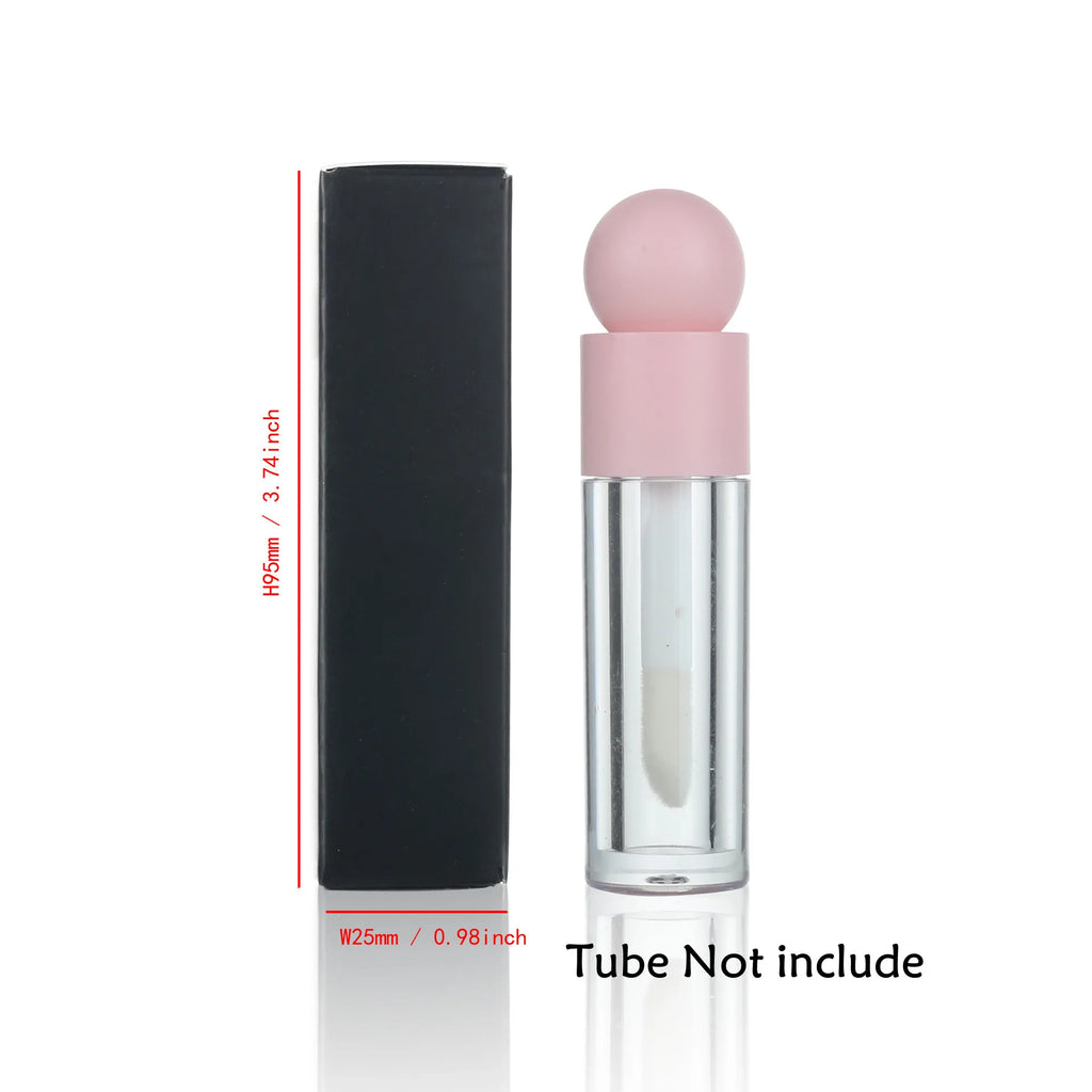 Empty Lip Gloss Box Paper Packaging 50pcs 95mm*25mm Private Label Kraft Paper Boxes Customized Logo Wholesale Bulk for Business Vue
