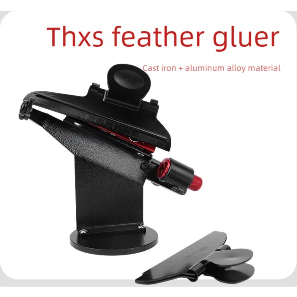 Bow Archery Fletching Jig Aluminum Alloy Precise ScaleMulti Gear Adjustable Arrow Vane Gluing Tool DIY Archery Arrow Accessories Vue Default Title