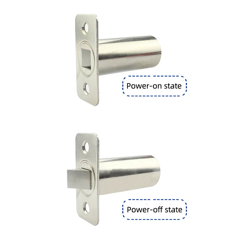 Small embedded door lock DC12V24V electric bolt lock access control electromagnetic lock concealed electric control lock Vue