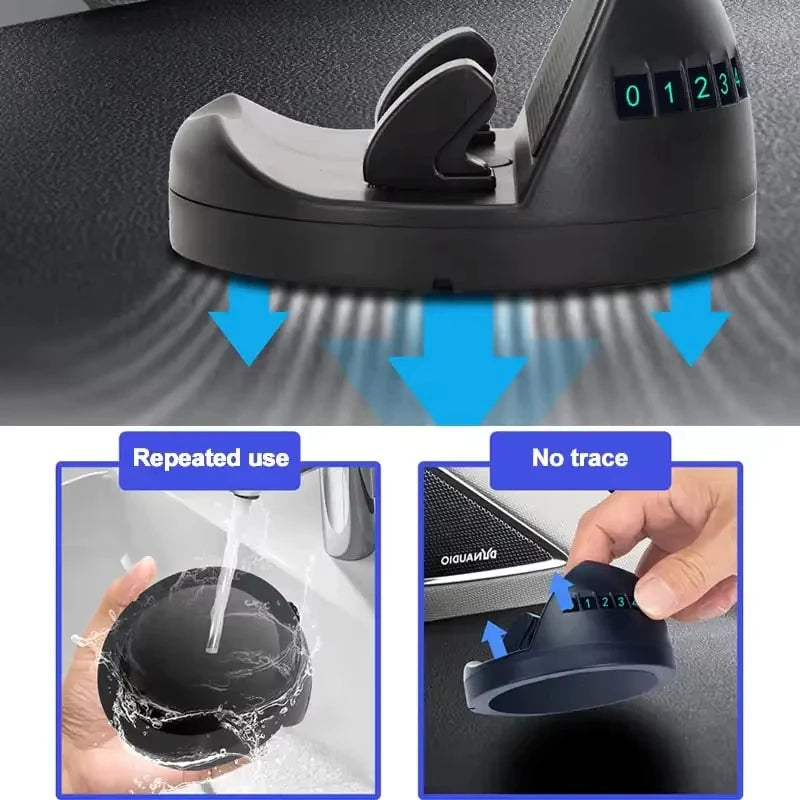 360-Degree Rotation Car Phone Holder Dashboard Head-Up Phone Mount Stable Universal Auto Phone Stand with luminous Number Plate Vue