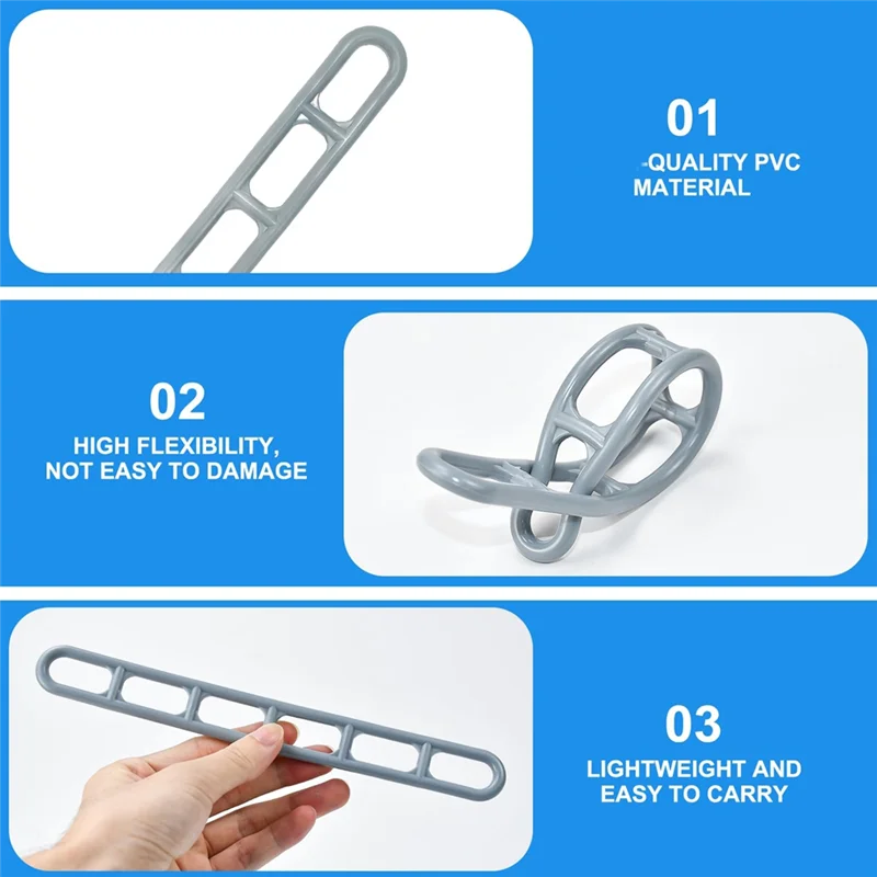 ABKW-Ladder Guy Elements, 25-Pack For Awnings, Rubber Camping Tensioners, Tent Accessories Vue