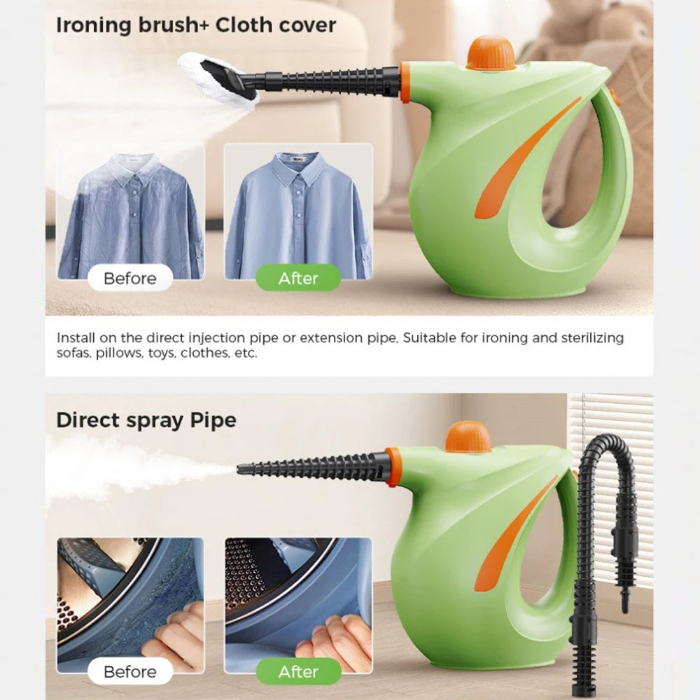 Pressurized Handheld 700ML Steam Cleaner Home Portable Multi-purpose High Pressure Deep Multi-surface Cleaning Steamer Machine Vue