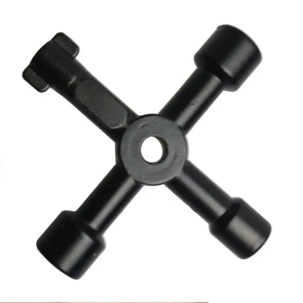 Popular Black Hot Sale High Quality Alloy New Cross Key Universal for Train Electrical Elevator Cabinet Valve Triangle Key Vue