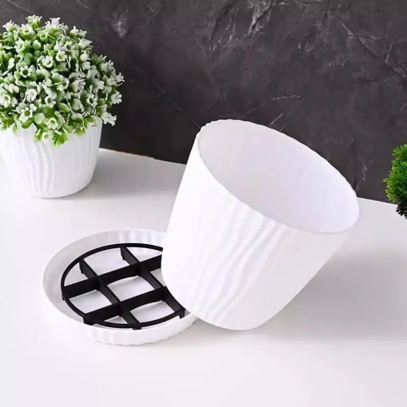 Flower Pot SAUCER Mesh Pad Durable Plastic Anti Rotting Root Bracket Reusable for Office Greenhouse Indoor Plants Vue