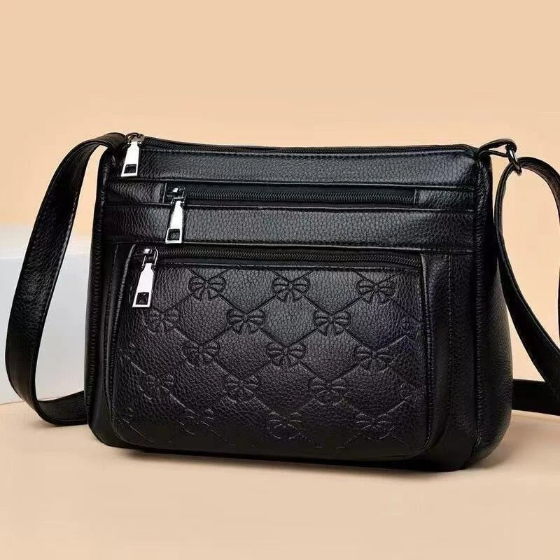 Fashion Classic Quilted Messenger Bag Secure Multi-compartment