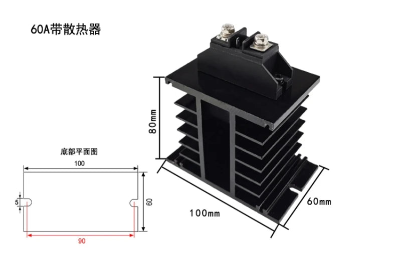 BTA 40A 60A 80A 100A 1000V high-power small bidirectional thyristor module Bidirectional thyristor module spot welding machine Vue