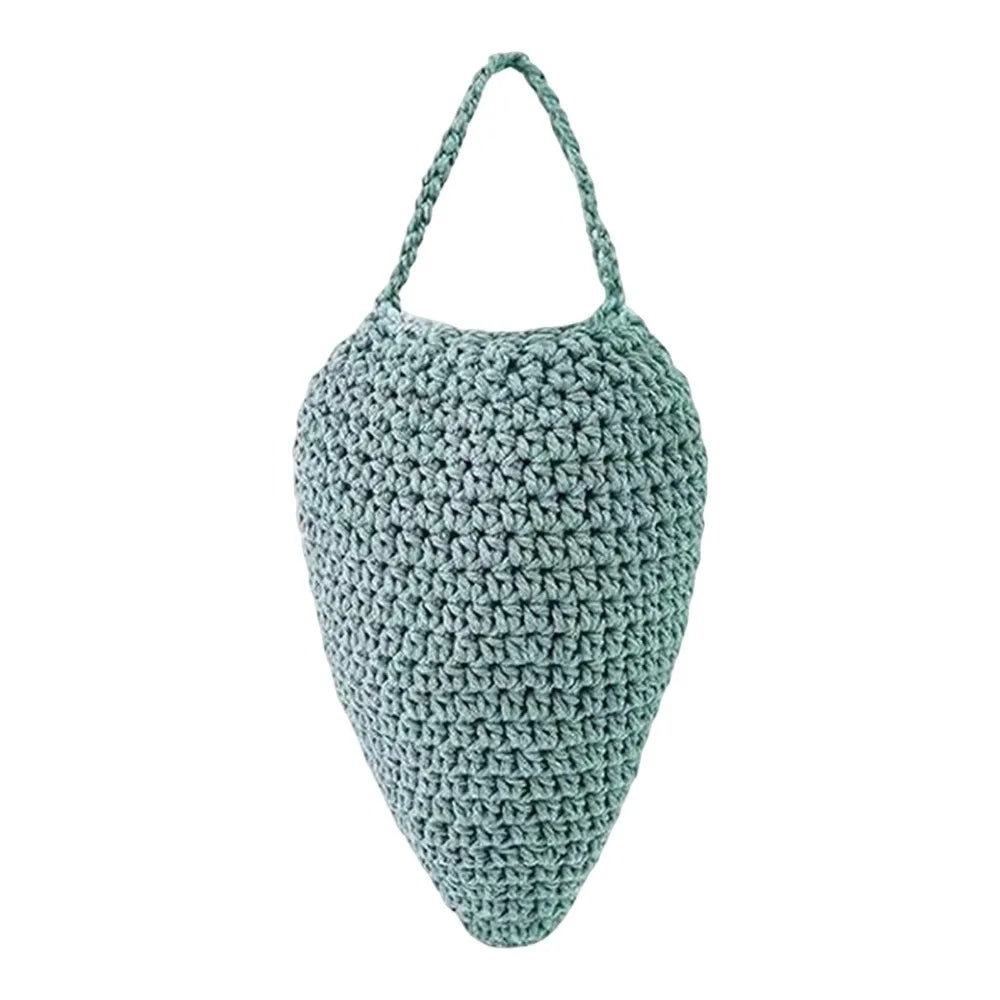 Large Size Crochet Wasp Nest Portable Design Simulation Honeycomb Hanging Wasp Traps Effectively Repelling Wasps Vue Blue-18x23cm