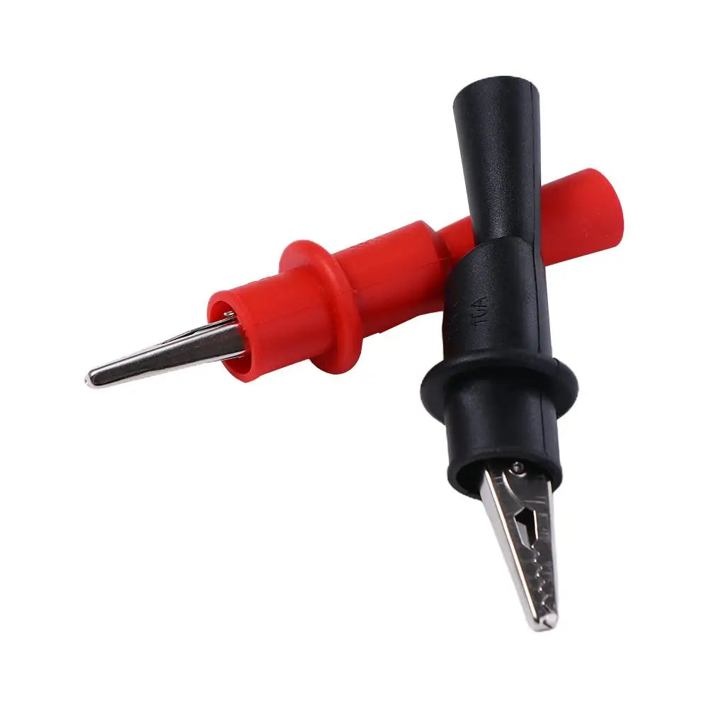 10A 2Pcs for Professional Multimeter For Multimeter Electric Testing Clip Clamp Test Clips Connectors Terminals Alligator Clips Vue