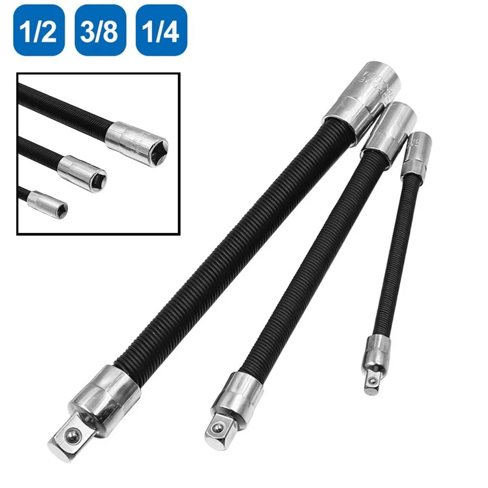 Ratchet Wrench Extension Bar | 1/4" 3/8" 1/2" Square Drive Socket Extension Bar Vue
