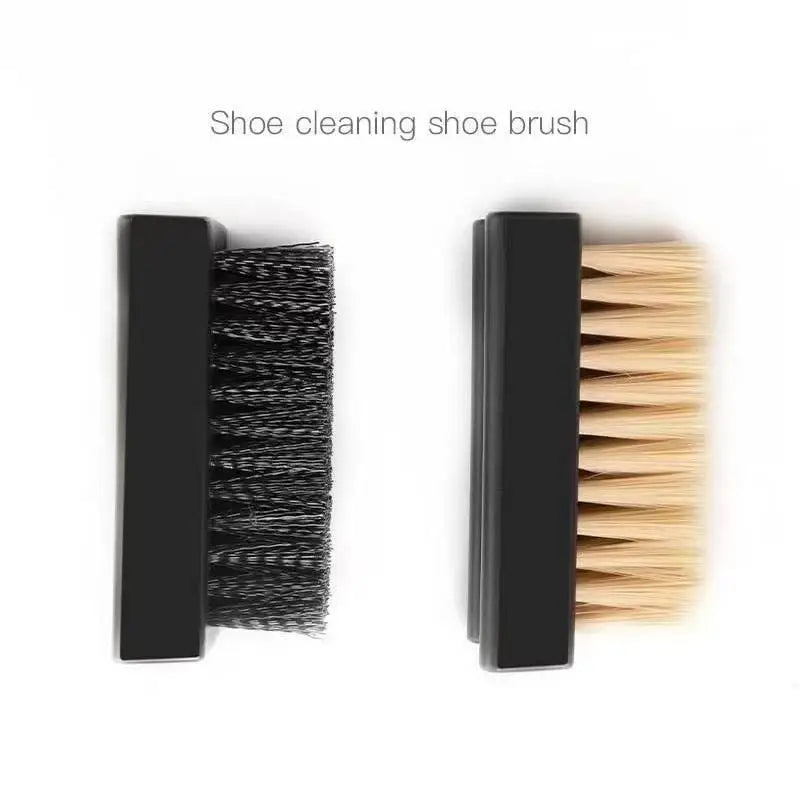 Effective Nylon Shoe Brush With Soft To Hard Bristles For Different Cleaning Needs On Sports Or Leather Footwear Vue