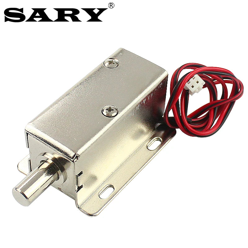 Small Access Control Electronic Lock Electric Bolt Lock DC12V Electric Control Lock Cabinet Door Lock Electric Lock Vue