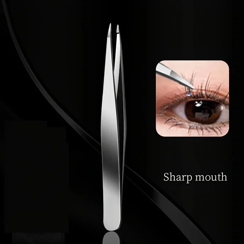 4pcs Professional Tweezers Set - Perfect For Eyebrow Hair Removal, Splinter & Ingrown Hair Removal & For Men & Women Vue